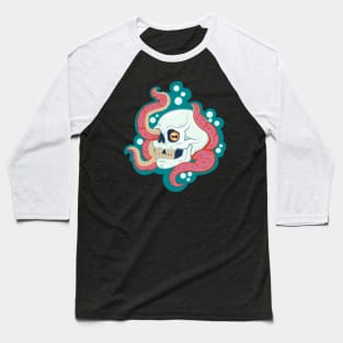 Skull & Tentacles Baseball T-Shirt